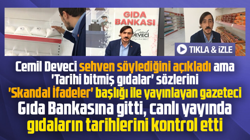 Samsun'da gazeteci Atakum Gıda Bankasındaki gıdaların son kullanma tarihini kontrol etti
