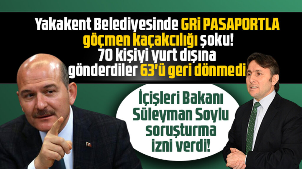 Samsun'da Yakakent Belediyesi gri pasaportla göçmen kaçakçılığı yapmış!