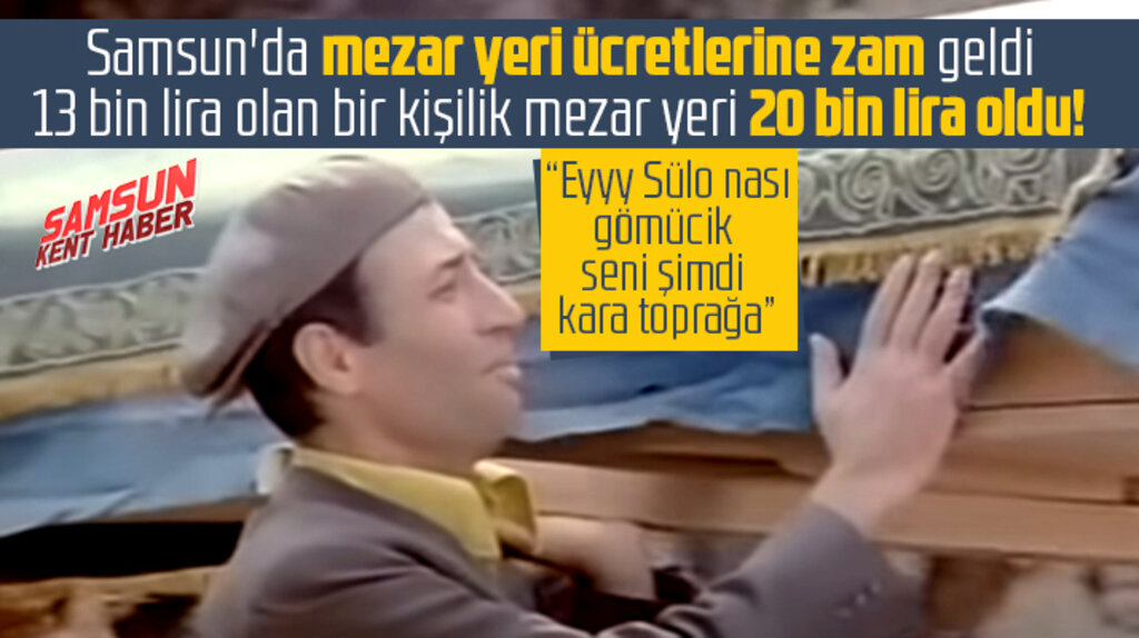 Samsun'da 13 bin lira olan mezar yeri satın alma ücreti 20 bin lira oldu