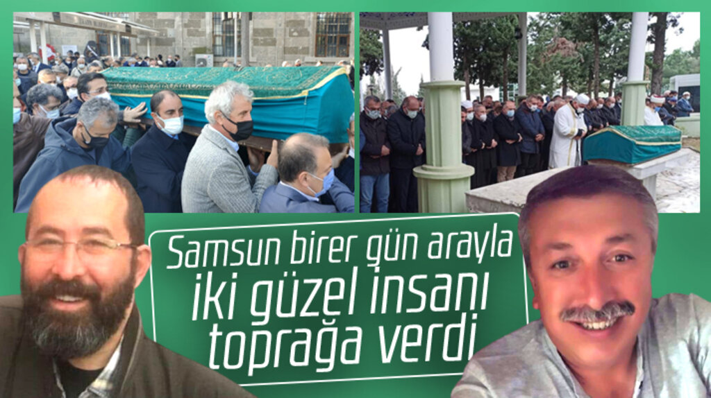 Samsun'u Ömer Savaş Çelik ve Ümit Altundal'ın vefatı üzüntüye boğdu 