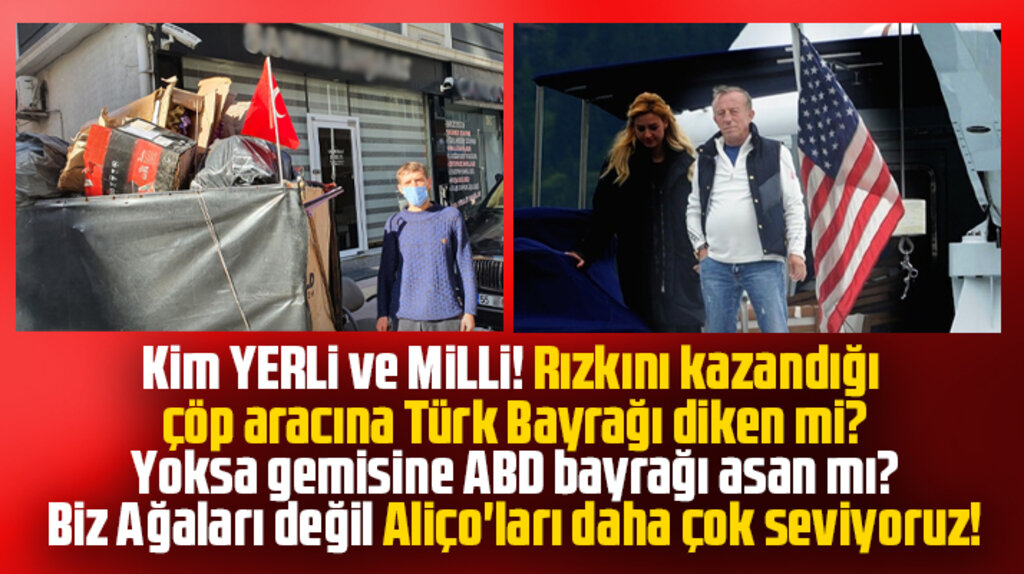 Samsun'da rızkını kazandığı çöp aracına Türk Bayrağı asan genç! Seviyoruz seni