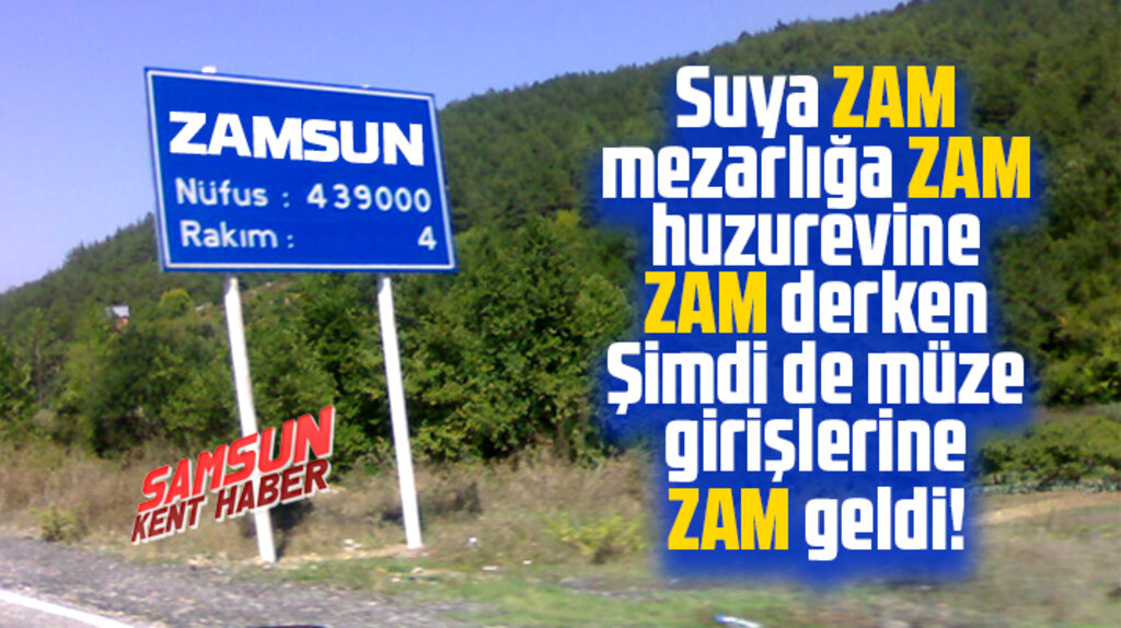Samsun'da müze girişleri ve salon kiralama ücretlerine zam geldi