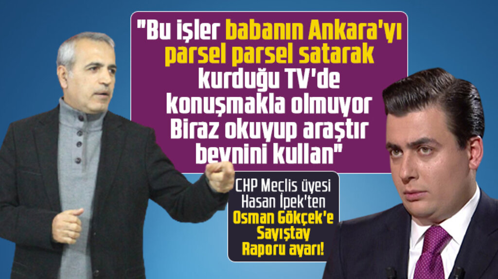 Samsun'da CHP Meclis üyesi Hasan İpek Osman Gökçek'e ayar verdi