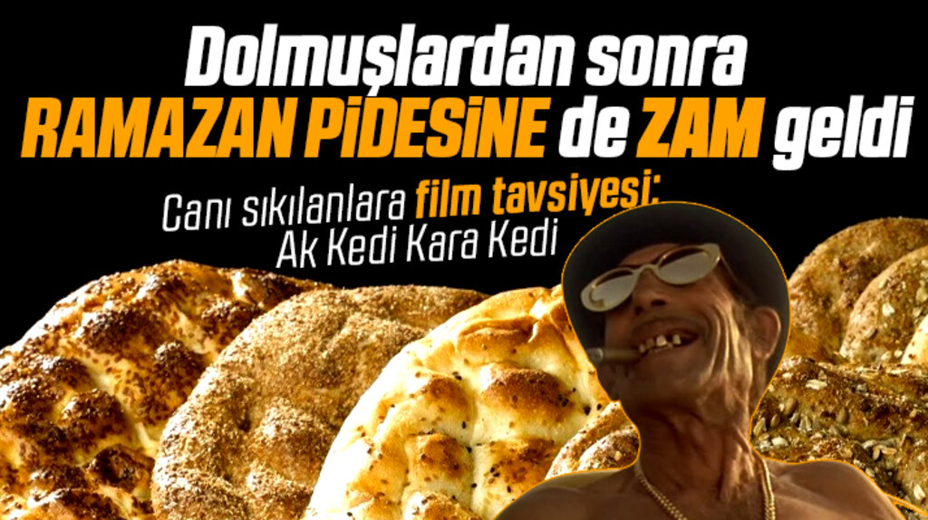 Samsun'da Ramazan pidesi gelen zamla 7 lira 50 kuruş oldu