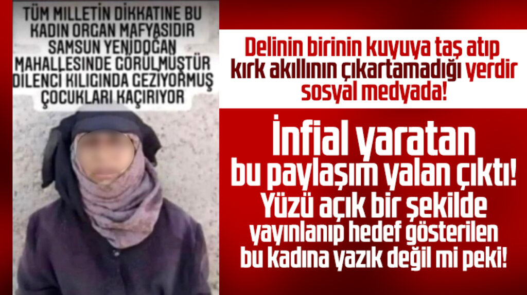 Samsun'da Organ Mafyası dilenci paylaşımları ile ilgili Valilik'ten açıklama yapıldı