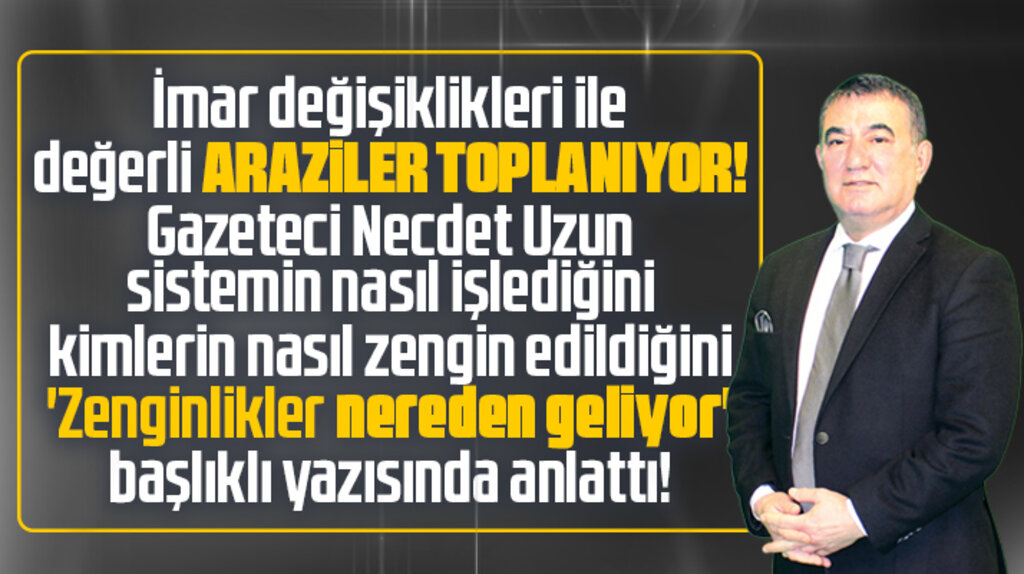Samsun'da imar değişiklikleri ile değerli araziler toplanıyor iddiası!