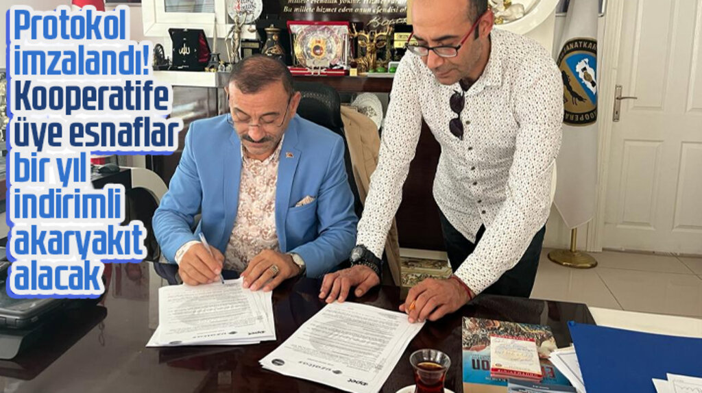 Samsun'da Atakum Esnaf Odası esnaf için indirimli akaryakıt protokolü yaptı
