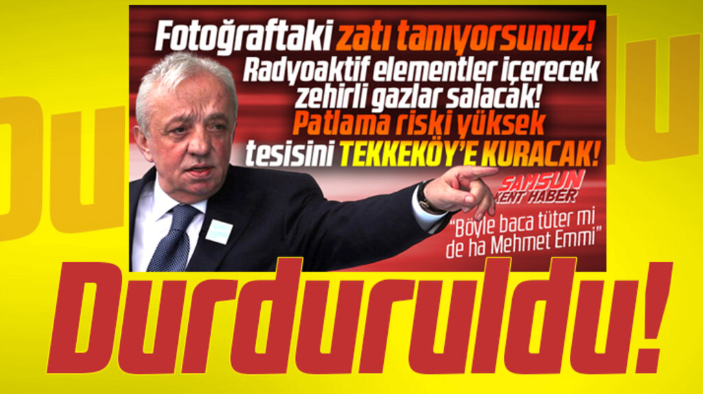 Samsun'da Cengiz Enerji'nin Katı Atık Deposu ÇED başvurusu durduruldu