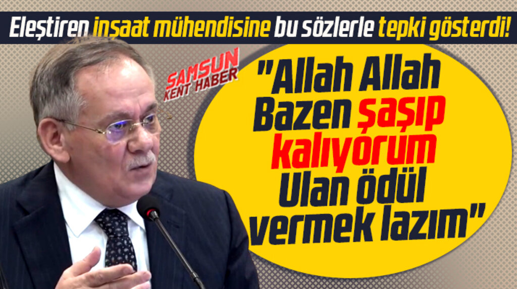 Samsun Büyükşehir Başkanı Demir'den marina projesini eleştiren inşaat mühendisine tepki