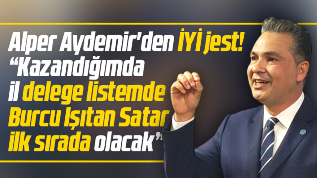 Samsun'da İYİ Parti İlkadım İlçe Başkan adayı Aydemir'den il delege listesi açıklaması