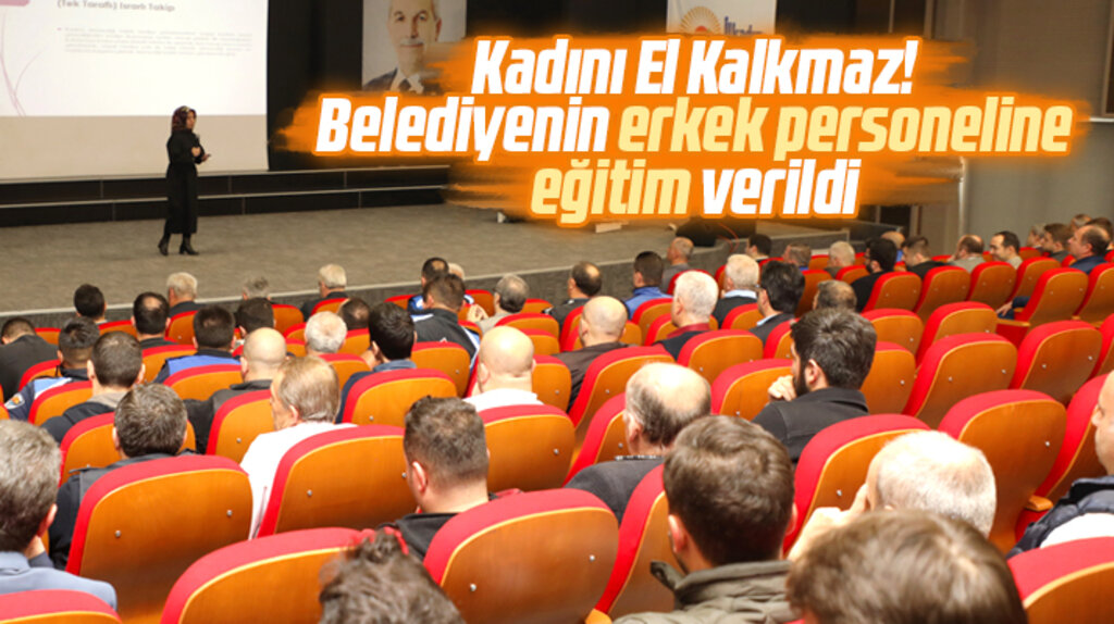 Samsun'da İlkadım Belediyesi personeline Kadına Yönelik Şiddet ile Mücadele Eğitimi verildi