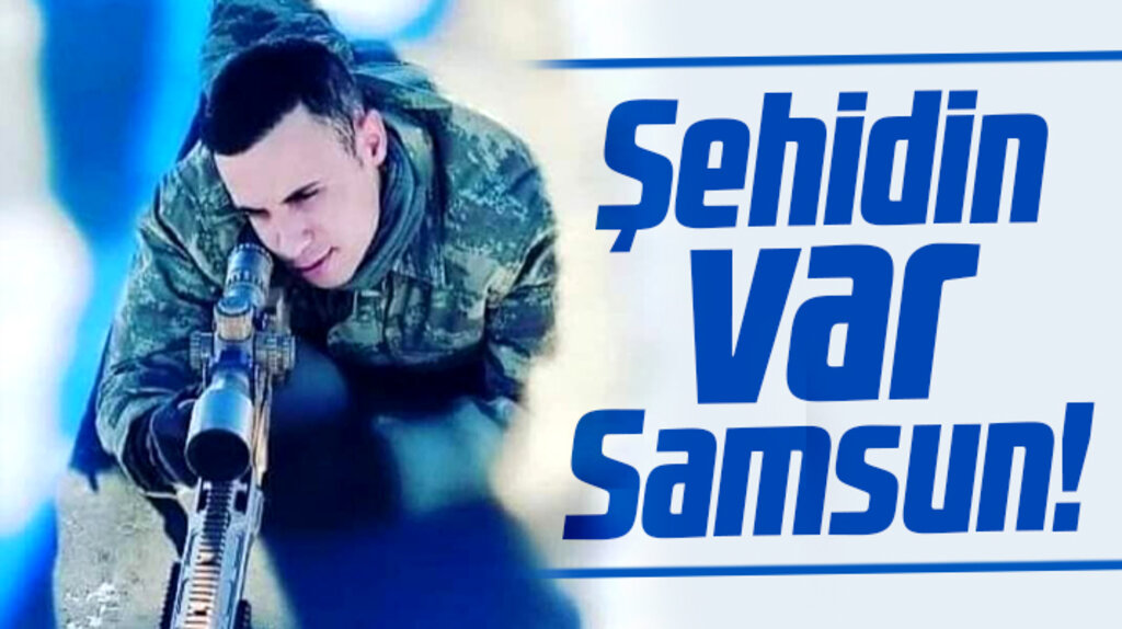 Şehidin var Samsun! Vezirköprülü uzman çavuş Mustafa Yıldız şehit düştü