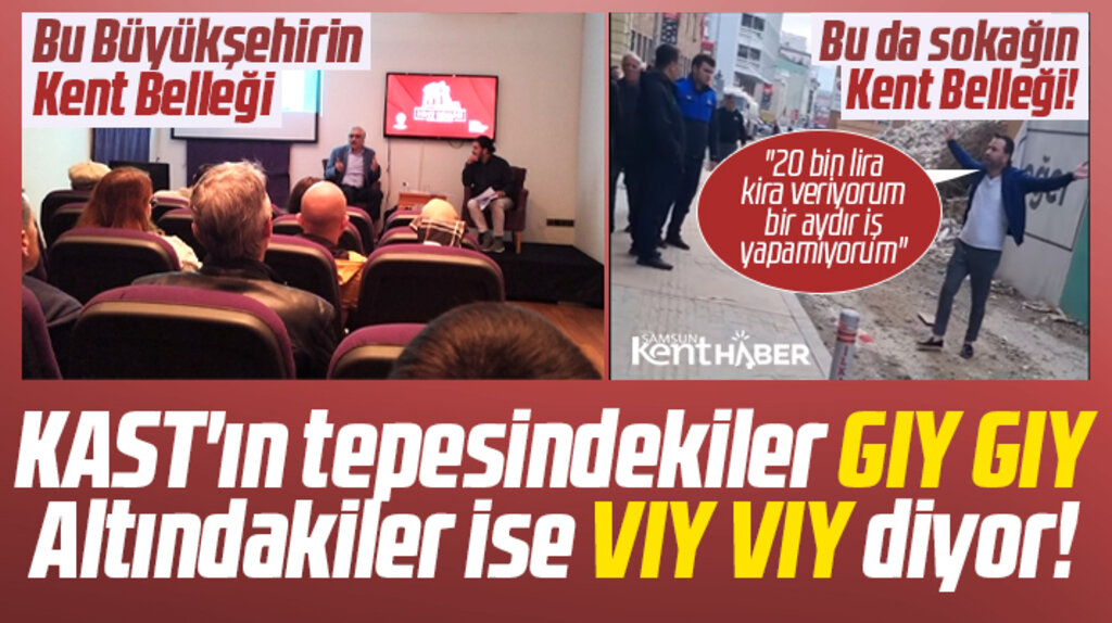 Samsun'da Anakent İş Merkezi'nin yıkımı nedeniyle işleri duran esnafın tepkisi