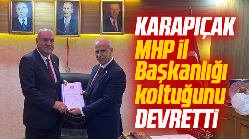 Samsun'da istifa eden MHP İl Başkanı Karapıçak görevi Osman Kandıra'ya devretti