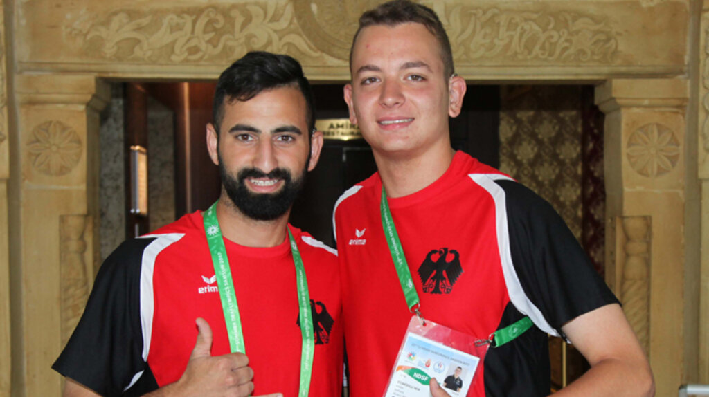 Samsun olimpiyatları Türk asıllı Alman futbolcuların ülke hasretini giderdi
