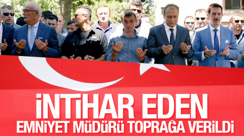 İntihar eden Silivri İlçe Emniyet Müdürü Hakan Çalışkan Samsun Terme'de toprağa verildi