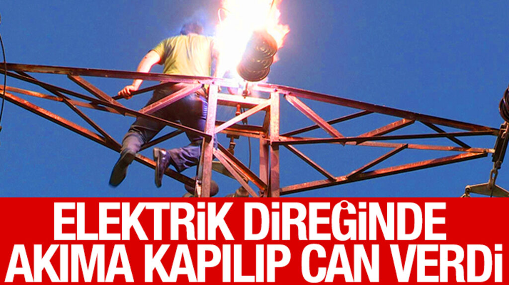Samsun'du 3 çocuk babası Umut Özyurt, elektrik direğinde akıma kapılarak can verdi