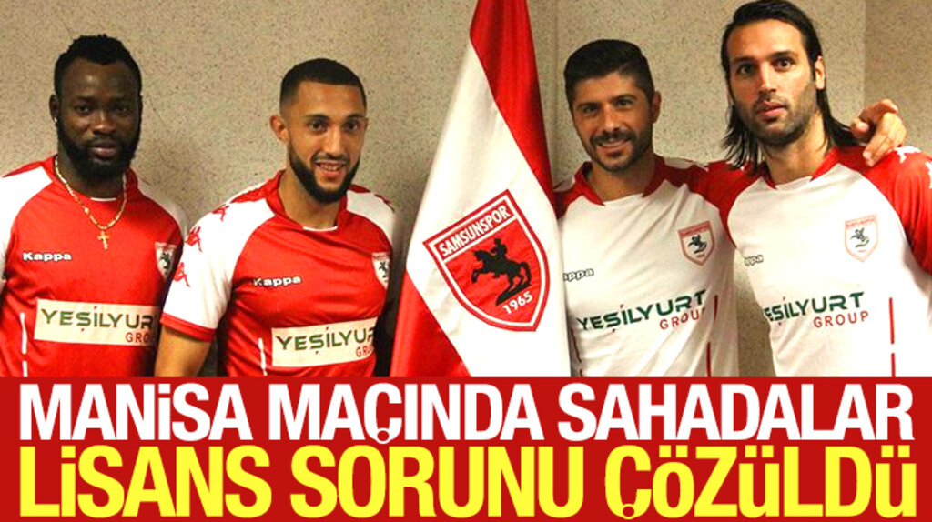 Samsunspor, Samaras, Sifakis, Chibuike ve Larbi'nin lisans sorununu çözdü