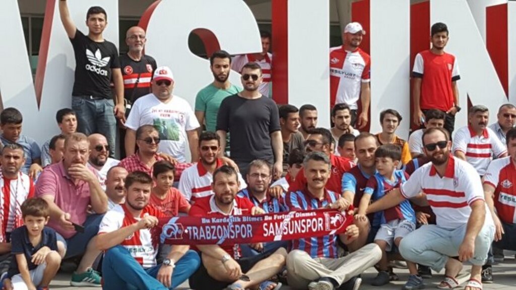 Samsunspor taraftarı Eren Bülbül için Trabzon'a gitti