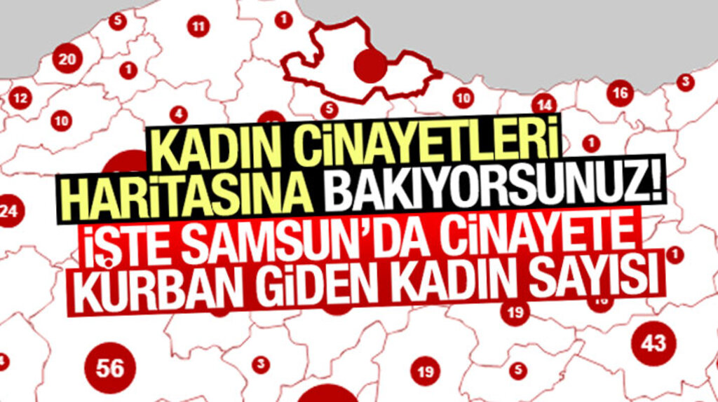 Samsun'da 2010 yılından itibaren son 7 yılda 24 kadın öldürüldü