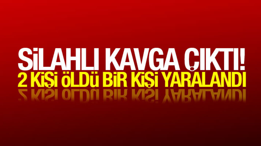 Samsun'un Havza ilçesinde çıkan silahlı kavgada 2 kişi öldü, 1 kişi yaralandı