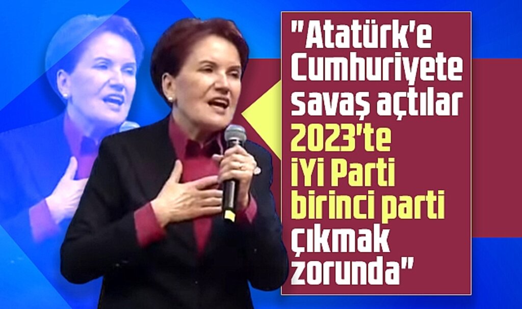 Akşener Samsun'da konuştu! 2023'te İYİ Parti birinci çıkmak zorunda
