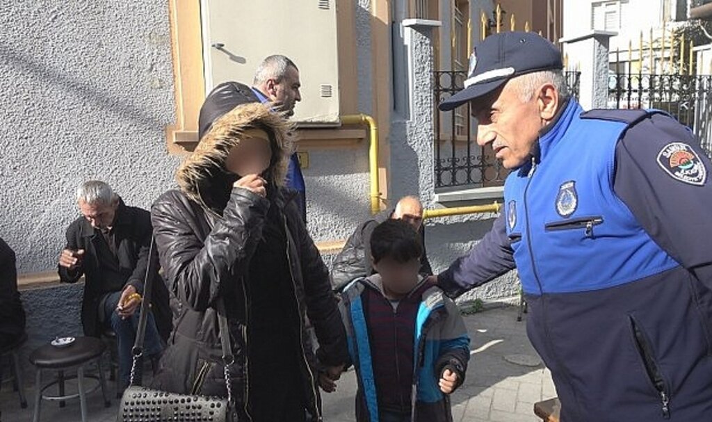 İlkadım Belediyesi Zabıtaları dilencilere operasyon düzenledi