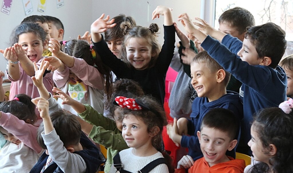 Samsun'da Ata Çocuk Kreşi öğrencileri Bilim Tiyatrosunda doyasıya eğlendi