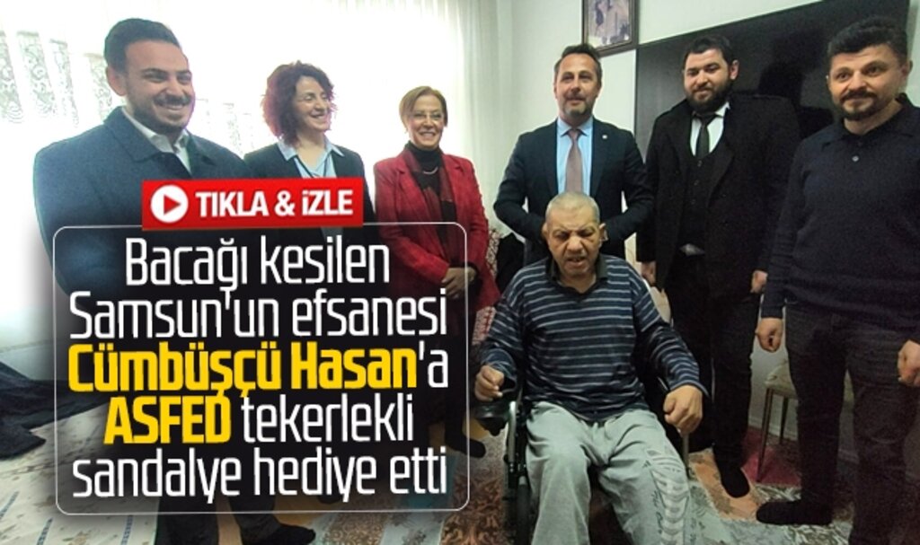 Samsun'da bacağı kesilen Cümbüşçü Hasan'a ASFED kucak açtı