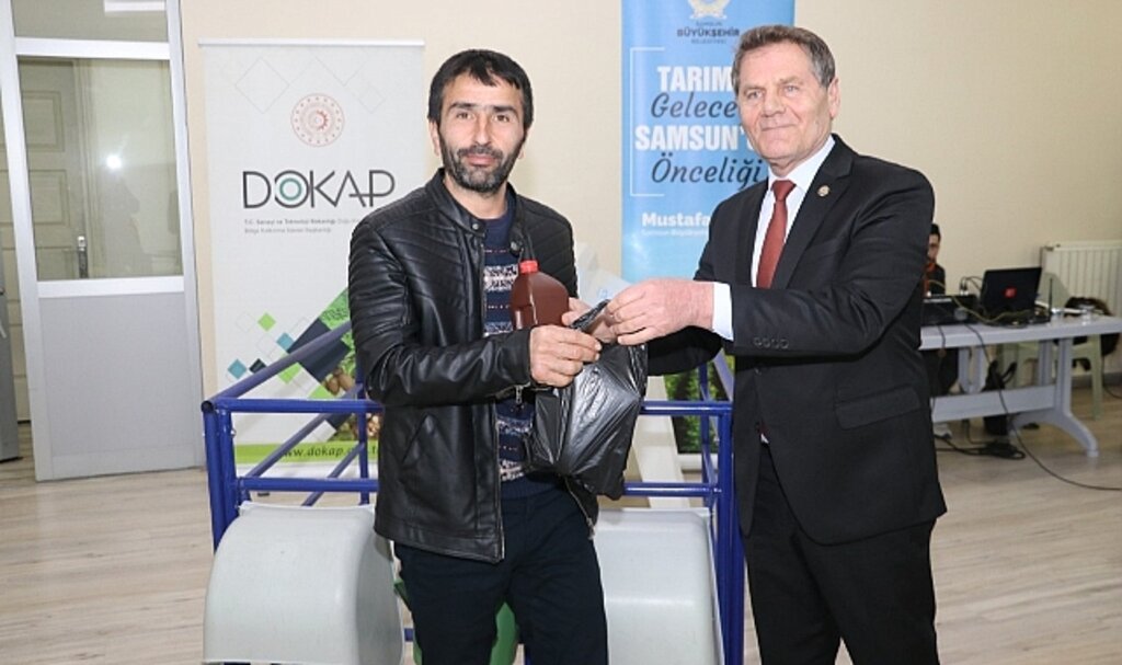 Samsun'da Büyükşehir Belediyesi'nden manda üreticilerine destek