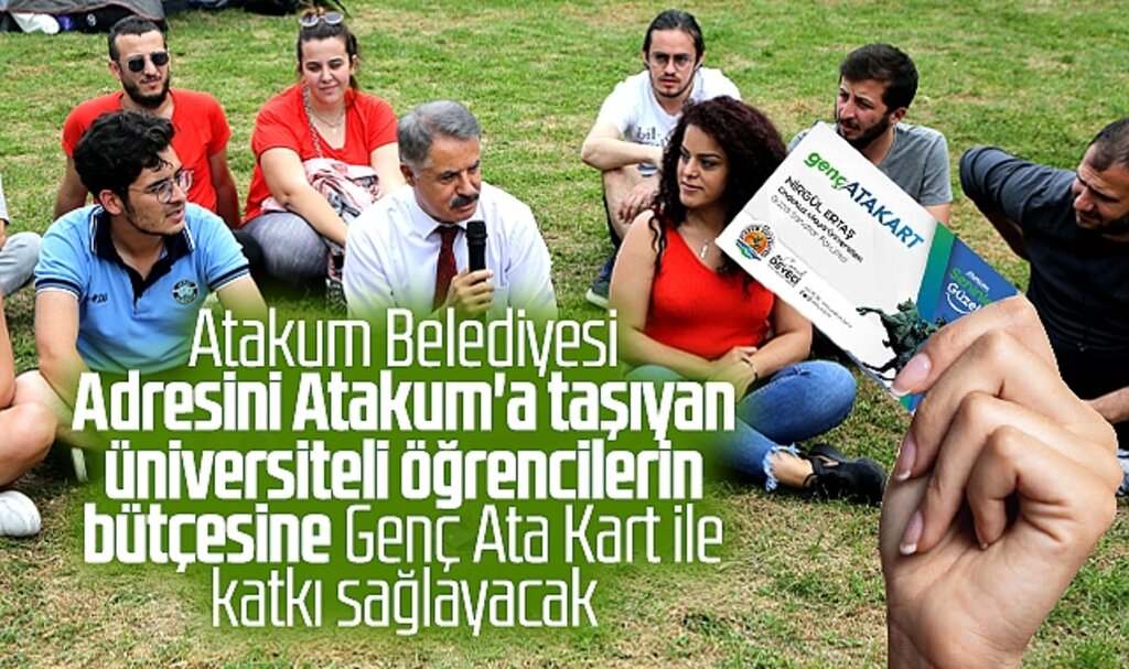 Atakum Belediyesi üniversite öğrencilerine Genç Ata Kart ile katkı sağlayacak