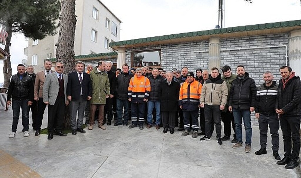 Necattin Demirtaş deprem bölgesinde görev yapan personele teşekkür etti