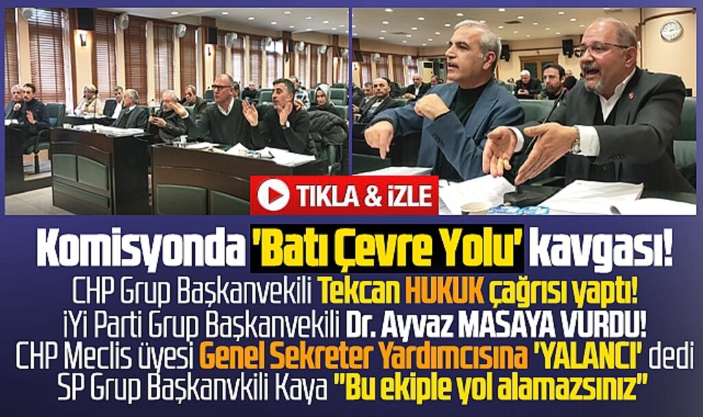 Samsun'da Batı Çevre Yolu imar planı görüşmesinde gerginlik çıktı