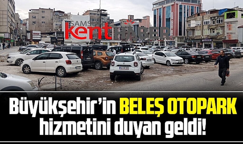 Samsun'da yıkılan iş merkezinin boş kalan yeri sürücülerin park alanı oldu 
