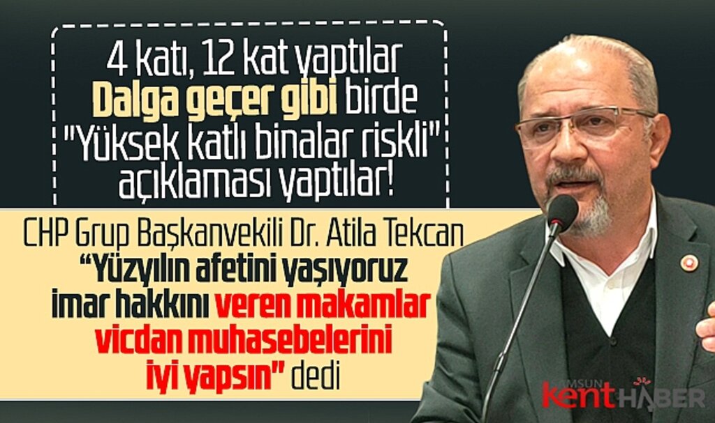 SBB Meclisi CHP Grup Başkanvekili Tekcan'dan 12 kat imara tepki!