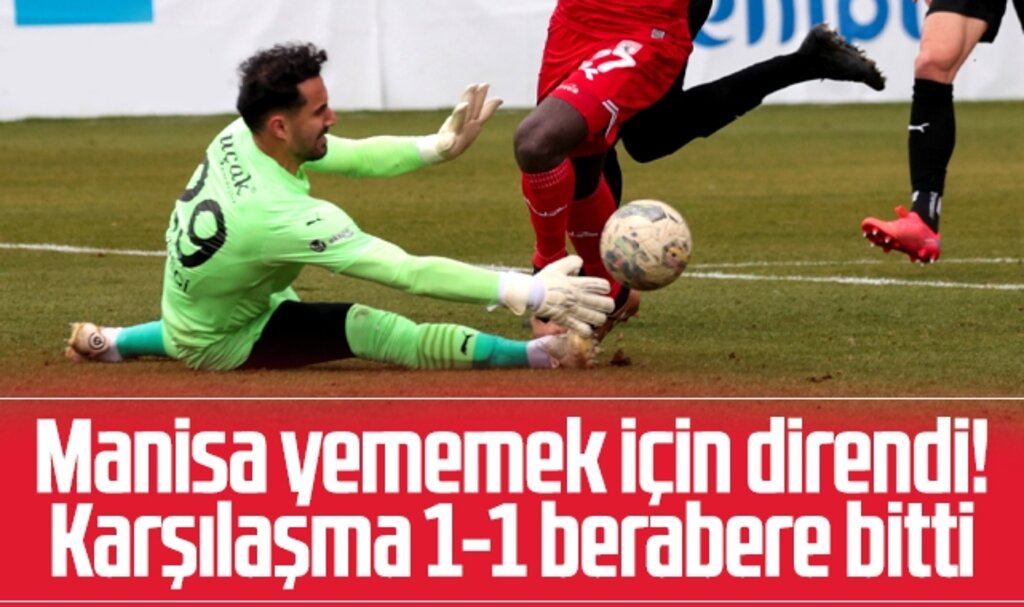 Yılport Samsunspor Manisa FK maçı 1-1 berabere bitti