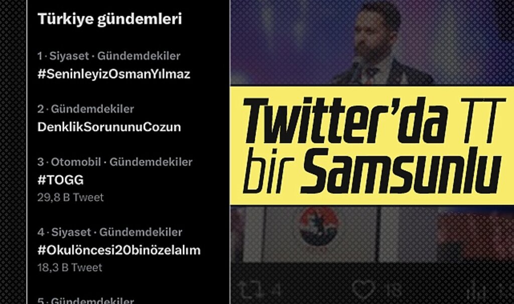 ASFED Genel Başkanı Osman Yılmaz Twitter'da Türkiye Gündemi oldu