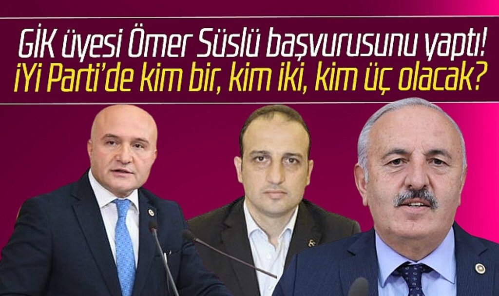İYİ Parti GİK üyesi Süslü Samsun için milletvekili aday adaylığı başvurusunu yaptı