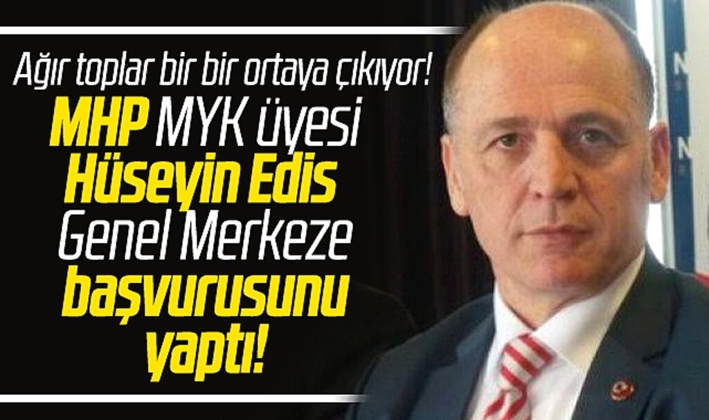MHP MYK üyesi Hüseyin Edis, Samsun milletvekili aday adaylığı başvurusunu yaptı