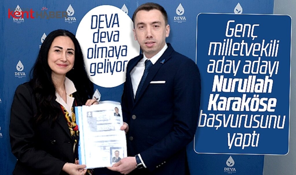 Samsun'da genç sanayici Nurullah Karaköse DEVA Partisi'nden aday adayı oldu