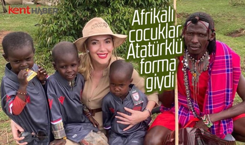 Samsunspor'un Atatürklü forması Afrika'da