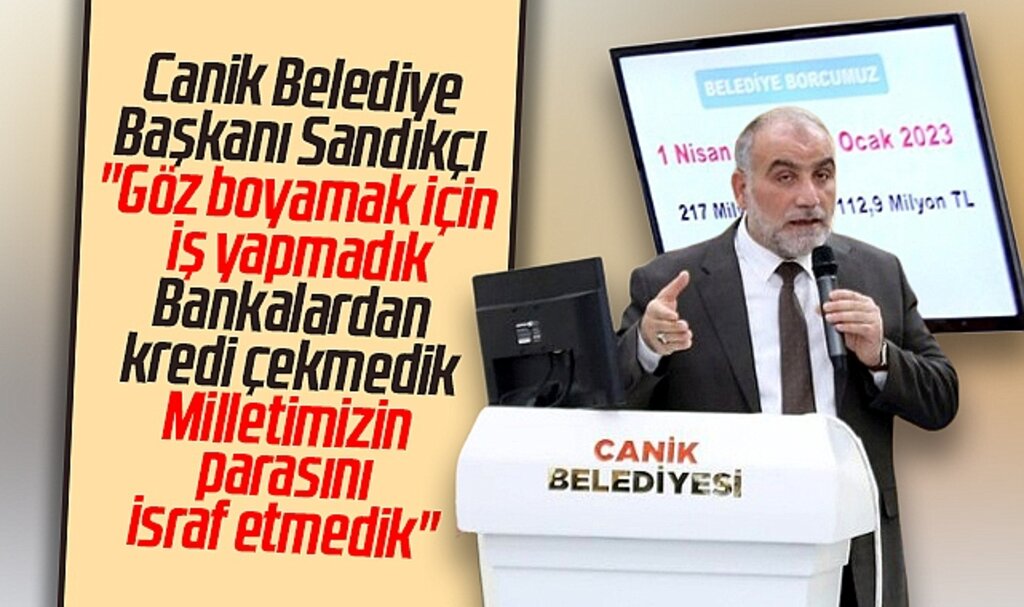 Canik Belediye Başkanı İbrahik Sandıkçı mecliste konuştu! Göz boyamak için iş yapmadık
