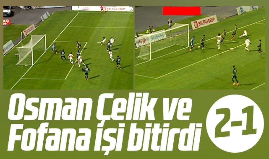 Şampiyon Samsunspor Altaş Denizlispor'u 2-1 mağlup etti