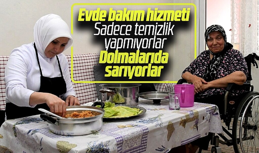 Samsun Büyükşehir Evde Bakım Hizmeti verdiği evlerin yemeklerini de yapıyor