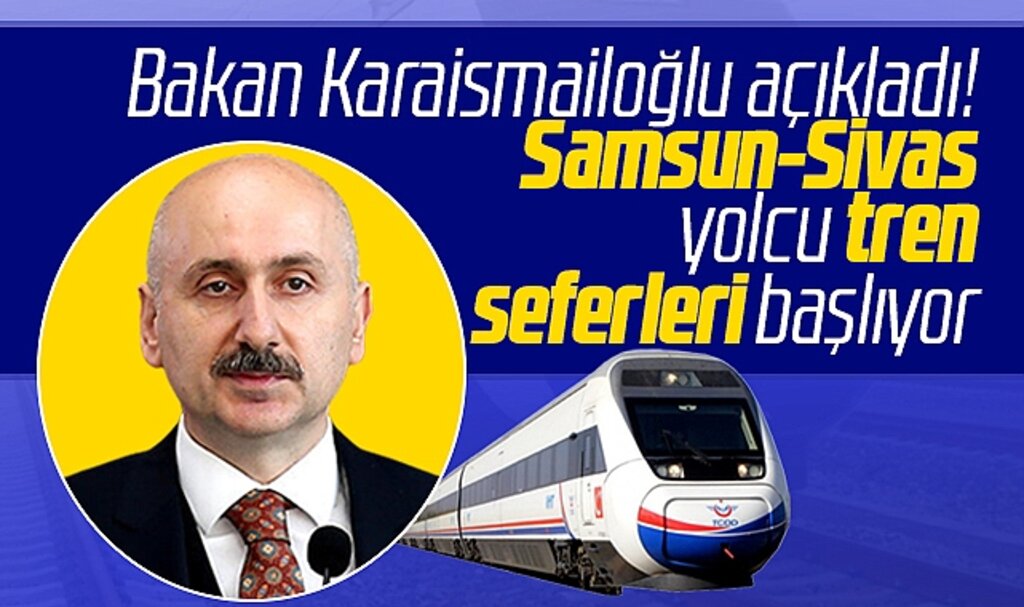 Samsun-Sivas yolcu tren seferleri başlıyor! Tren seferlerinin günleri açıklandı