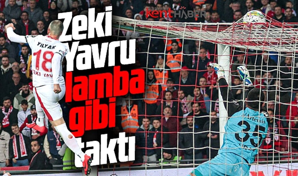 Samsunspor'da Zeki Yavru'dan Pendikspor'a enfes frikik golü