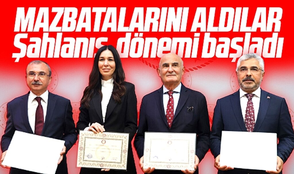 AK Parti Samsun 28. Dönem milletvekilleri mazbatalarını aldı
