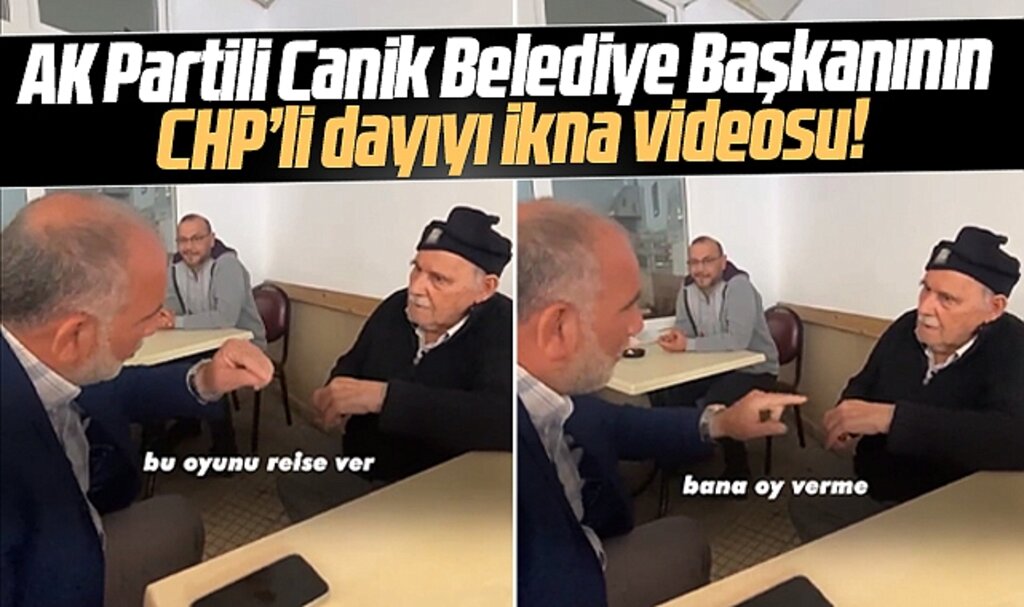 Samsun'da belediye başkanı Sandıkçı'dan, CHP'li vatandaşı ikna videosu 