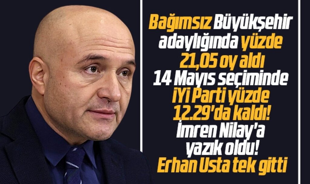 Samsun'da İYİ Parti 14 Mayıs seçiminde 1 milletvekili çıkarttı! Erhan Usta