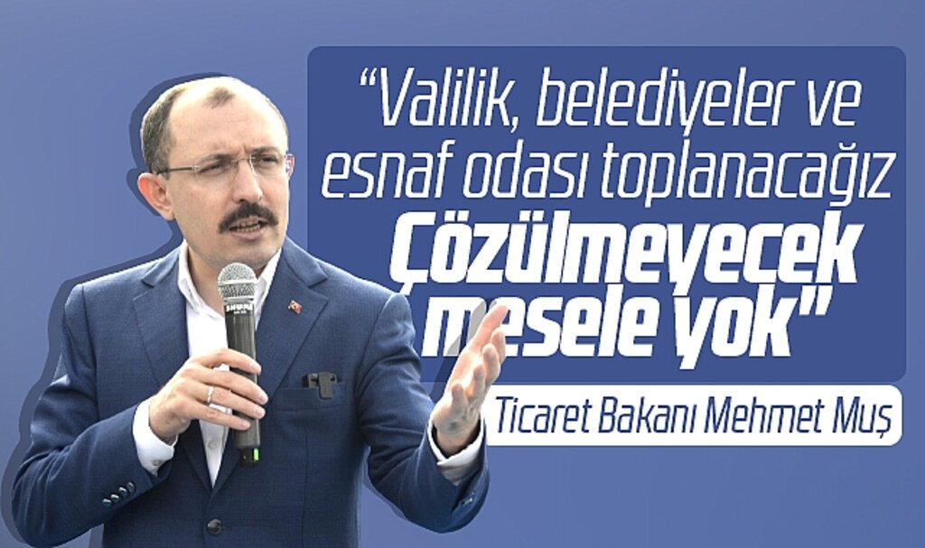 Ticaret Bakanı Muş Samsun'da şoför esnafına seslendi! Çözülmeyecek mesele yok